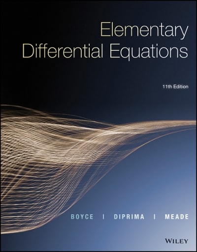 elementary differential equations 11th edition william e boyce, richard c diprima, douglas b meade
