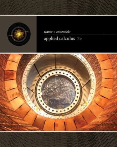 applied calculus 7th edition stefan waner, steven costenoble 1337514306, 9781337514309