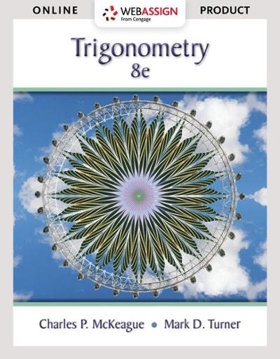 webassign for trigonometry 8th edition charles p mckeague 1337879657, 9781337879651