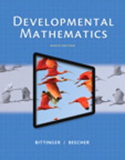 developmental mathematics (subscription) 9th edition marvin l bittinger, judith a beecher 0201340275,