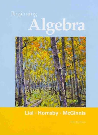 beginning algebra (subscription) 11th edition margaret l lial, john e hornsby, terry mcginnis 0321831276,