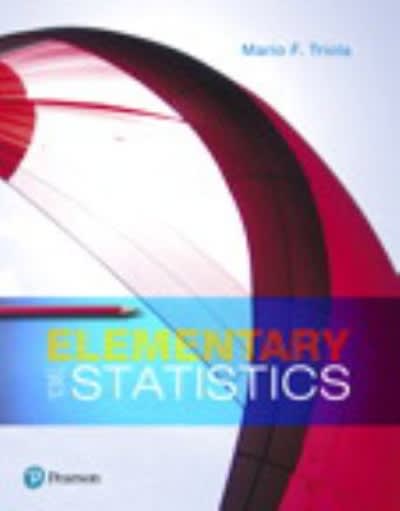 elementary statistics (subscription) 13th edition mario f triola 0367415704, 978-0367415709