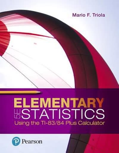 elementary statistics using the ti-83/84 plus calculator 5th edition mario f triola 0134688759, 9780134688756