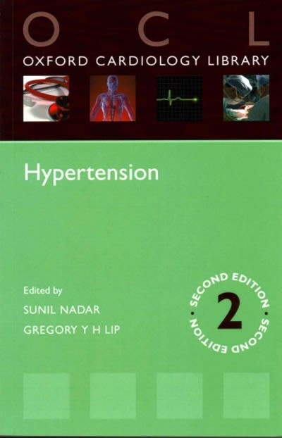 hypertension 2nd edition sunil nadar, gregory yh lip 0191005460, 9780191005466