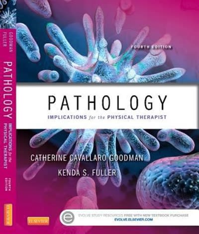 pathology implications for the physical therapist 4th edition catherine c goodman, kenda s fuller 145574591x,