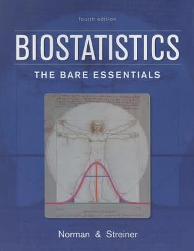 biostatistics the bare essentials 4th edition charles d bluestone, geoffrey r norman, jeffrey p simons,