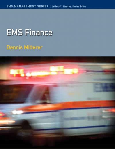 ems finance ems finance 1st edition jeffrey t lindsey, dennis m mitterer 0135074827, 9780135074824