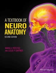a textbook of neuroanatomy 2nd edition maria a patestas, leslie p gartner 1118677358, 9781118677353