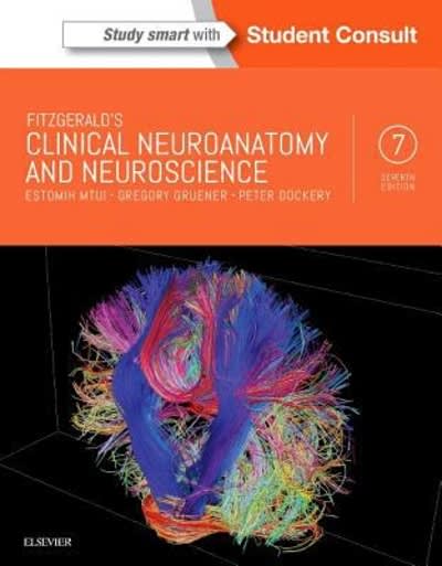 fitzgeralds clinical neuroanatomy and neuroscience 7th edition estomih mtui, gregory gruener, m j t