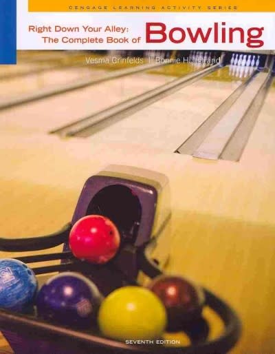 right down your alley the  book of bowling 7th edition vesma grinfelds, bonnie hultstrand 0840048076,
