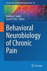 behavioral neurobiology of chronic pain 1st edition bradley k taylor, david p finn 3662450941, 9783662450949