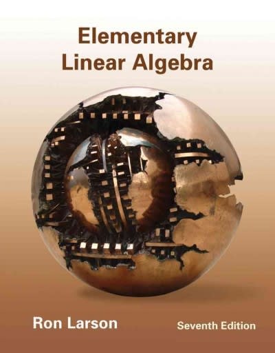 elementary linear algebra 7th edition james e smith, ron larson 1133710816, 9781133710813