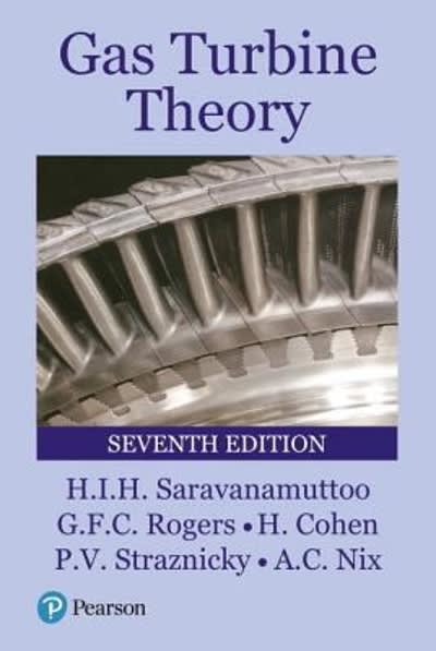 gas turbine theory 7th edition gfc rogers, h cohen, paul straznicky, hih saravanamuttoo, andrew nix