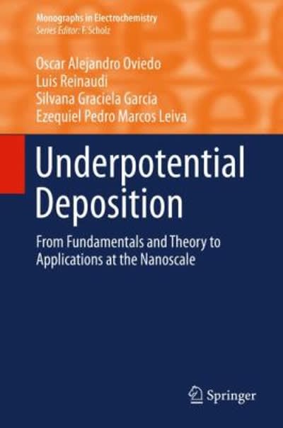 underpotential deposition from  fundamentals and theory to applications at the nanoscale 1st edition oscar