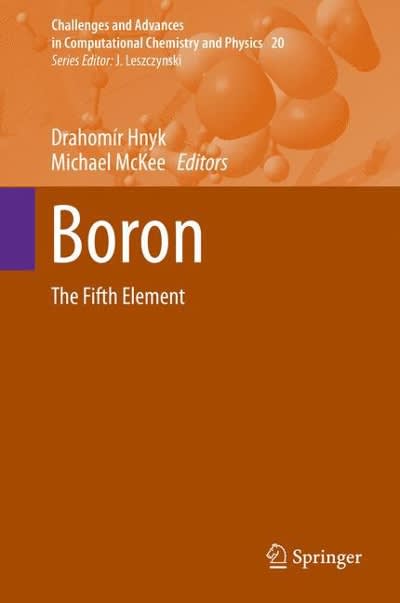 boron the fifth element 1st edition drahomír hnyk, michael l mckee 3319222821, 9783319222820