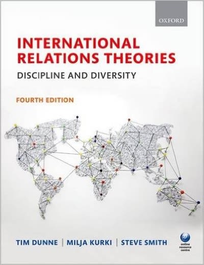 international relations theories discipline and diversity 4th edition tim dunne, milja kurki, steve smith