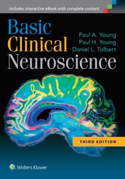 basic clinical neuroscience 3rd edition paul h young, daniel l tolbert 1451173296, 9781451173291