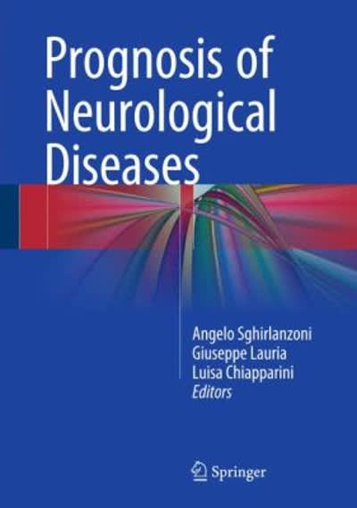 prognosis of neurological diseases 1st edition angelo sghirlanzoni, giuseppe lauria, luisa chiapparini