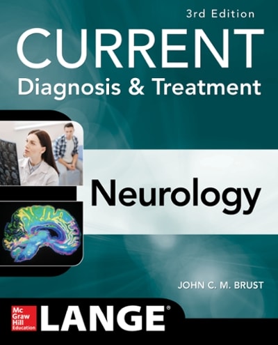 current diagnosis & treatment neurology 3rd edition john c m brust 1259835324, 9781259835322