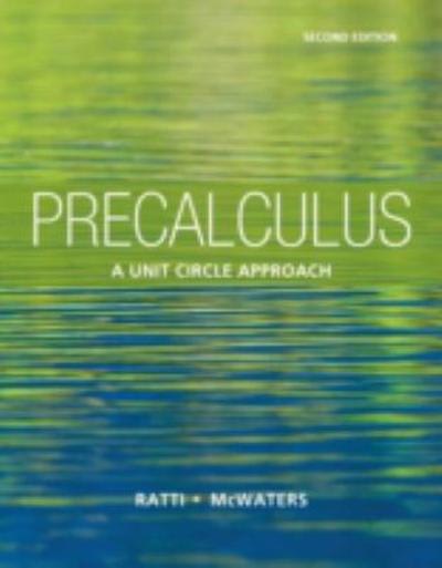 precalculus a unit circle approach 3rd edition j s ratti, marcus s mcwaters, leslaw skrzypek 0134465202,
