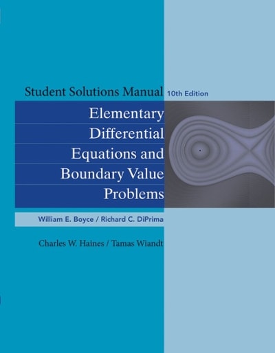 elementary differential equations and boundary value problems 10th edition william e boyce 1119917638,