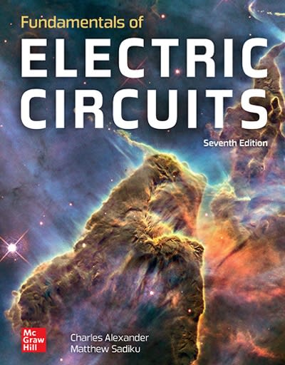 fundamentals of electric circuits 7th edition charles k alexander 1260477592, 9781260477597