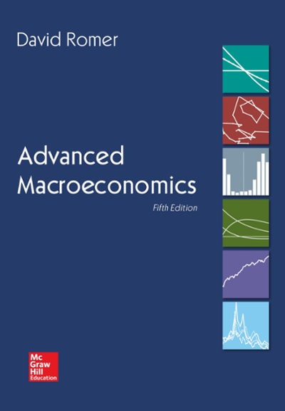 advanced macroeconomics 5th edition david romer 1260231259, 9781260231250