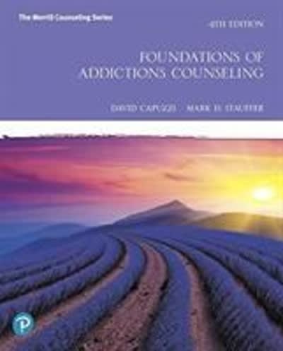 foundations of addictions counseling 4th edition david capuzzi, mark d stauffer 0135166934, 9780135166932