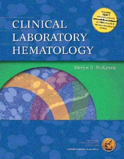 clinical laboratory hematology 1st edition shirlyn b mckenzie 0130199966, 9780130199966