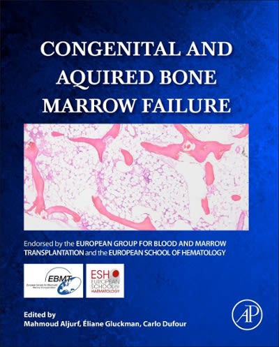 congenital and acquired bone marrow failure 1st edition mahmoud deeb aljurf, eliane gluckman, carlo dufour