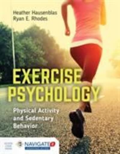 Exercise Psychology Physical Activity And Sedentary Behavior