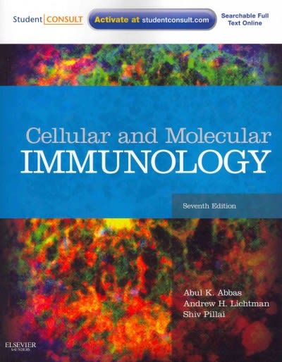 cellular and molecular immunology 8th edition abul k abbas, andrew h lichtman, shiv pillai 0323286453,