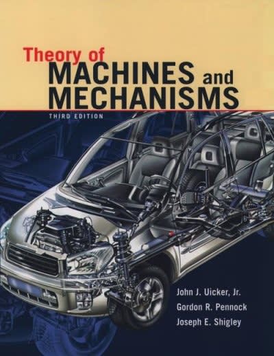 theory of machines and mechanisms 3rd edition john joseph uicker, gordon r pennock, joseph e shigley