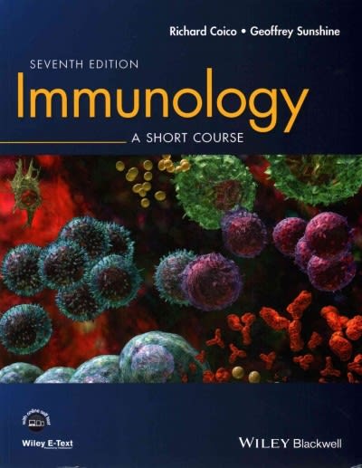 immunology a short course 7th edition richard coico, geoffrey sunshine 111839691x, 9781118396919