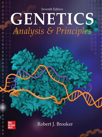 genetics analysis and principles 7th edition robert brooker 1260473066, 9781260473063