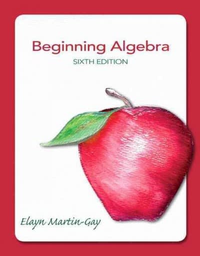 beginning algebra (subscription) 6th edition elayn el martin gay 0321831438, 9780321831439