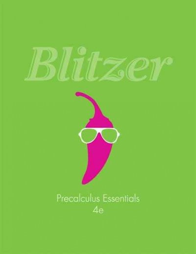 precalculus essentials (subscription) 4th edition robert f blitzer 0321879163, 9780321879165