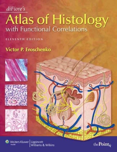 difiores atlas of histology with functional correlations 11th edition victor p eroschenko 0781770572,