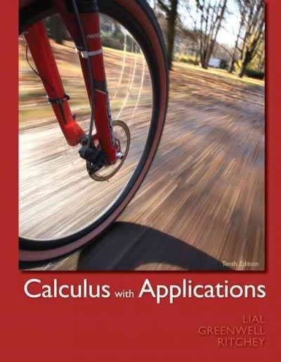 calculus with applications 11th edition margaret l lial, raymond n greenwell, nathan p ritchey 0133864588,