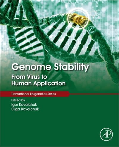 genome stability from virus to human application 1st edition igor kovalchuk, olga kovalchuk 0128033452,