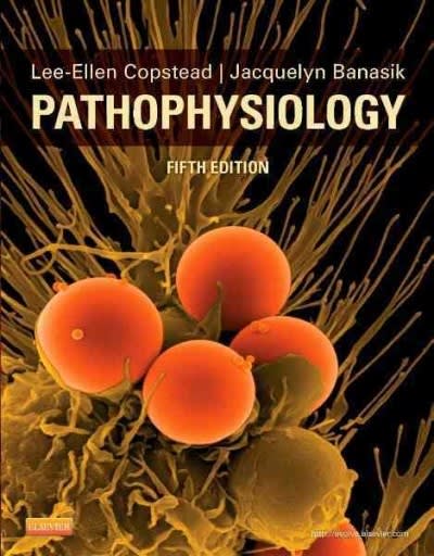 pathophysiology 5th edition lee ellen c copstead, jacquelyn l banasik 0323293174, 9780323293174