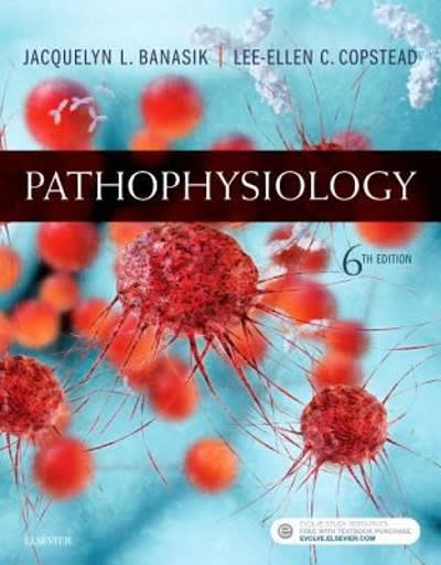 pathophysiology 6th edition jacquelyn l banasik 0323354815, 9780323354813