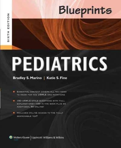 blueprints pediatrics 6th edition bradley s marino, katie s fine 1451116047, 9781451116045