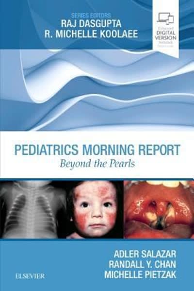 pediatrics morning report beyond the pearls 1st edition adler salazar, randall y chan, michelle pietzak