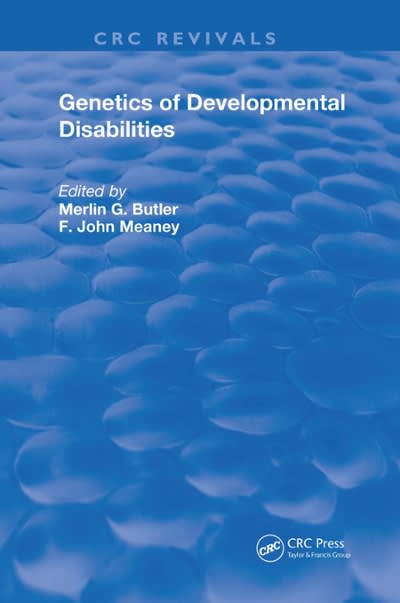 genetics of developmental disabilities 1st edition merlin butler, f john meaney 0429559100, 9780429559105