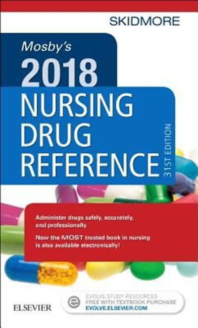 mosbys 2018 nursing drug reference 31st edition linda skidmore roth 032353192x, 9780323531924