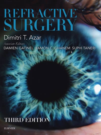 refractive surgery 3rd edition dimitri t azar 0323551165, 9780323551168