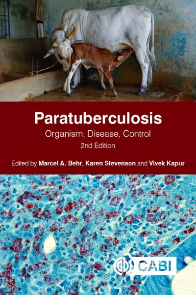 paratuberculosis organism disease, control 2nd edition karen stevenson, vivek kapur, marcel behr 1789243432,