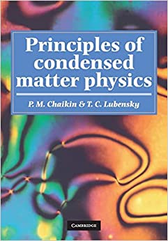 principles of condensed matter physics 1st edition p. m. chaikin, t. c. lubensky 0521794501, 9780521794503