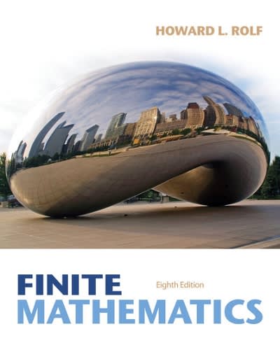 finite mathematics 8th edition howard l rolf 1337769991, 9781337769990
